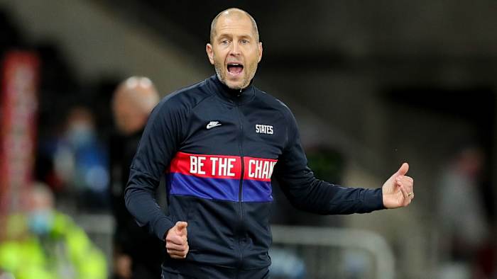 Gregg Berhalter coaches the USA vs. Wales